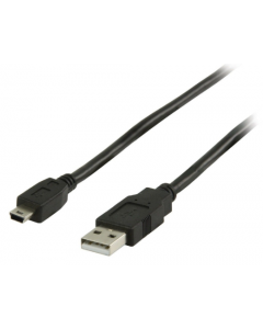 Valueline 2m USB A Male to USB Mini 5 Pin Male Cable