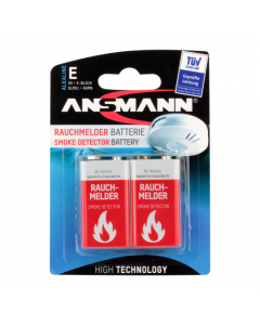 Ansmann 9v E Block Battery Twin Pack