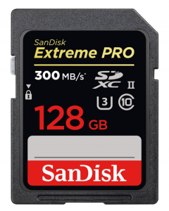 SanDisk Extreme PRO 128GB UHS-III 300 MB/S 2000X 3 4K
