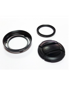 Fujifilm LHF-X20 Lens Hood and Filter Kit - Black