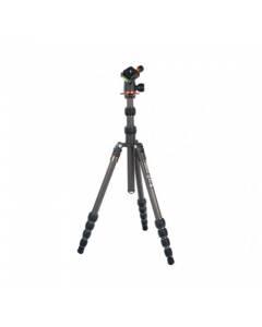 3 Legged Thing Punks Brian Carbon Fibre Travel Tripod With Airhed Neo - Black