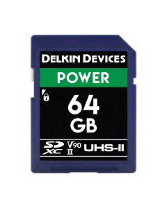 Delkin Devices Power 64GB SD UHS-II V60 Memory Card