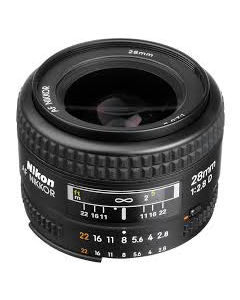Nikon AF Nikkor 28mm F2.8 D Wide Angle Lens