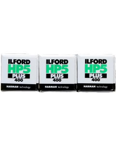 Ilford HP5 Plus ISO 400 Black & White 120 Roll Film - 3 Pack