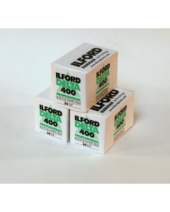 Ilford Delta 400 Professional Black & White 36 Exposure 35mm Film - 3 Pack