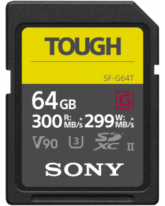 Sony Tough SDXC UHS-II SD Memory Card - 64GB