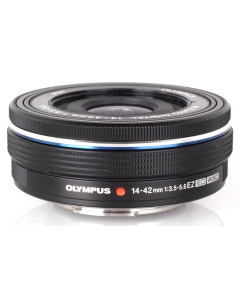 Olympus 14-42mm EZ Zoom Lens - Black: White Box 