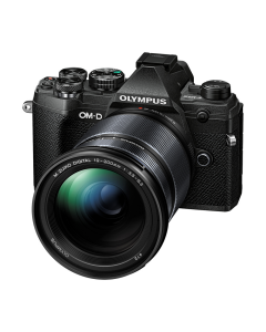 Olympus OM-D E-M5 Mark III Digital Camera with 12-200mm Lens - Black