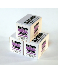 Ilford Delta 3200 Professional Black & White 36 Exposure 35mm Film - 3 Pack