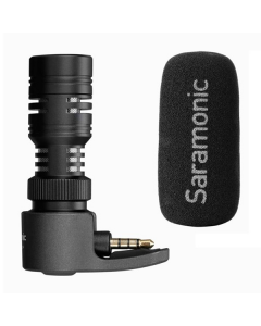 Saramonic SmartMic+ Condenser Lightweight Smartphone Microphone - 3.5mm Jack