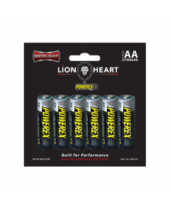 Rotolight Lionheart AA 2700mAh Rechargeable Batteries - 6 pack