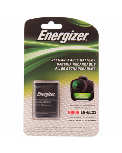 Energizer Nikon EN-EL23 Replacement Li-Ion Recheargeable Camera Battery 