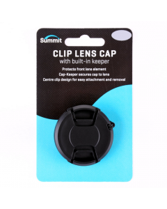 Summit 37mm Clip On Lens Cap With Cap Keeper