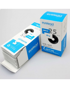 Eyelead Wet Lens Cleaning Wipes LCW-1 W - 25 Pack