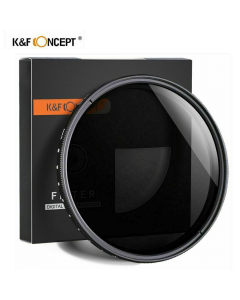 K&F Concept 72mm Variable ND Filter ND2-ND400 Adjustable Fader