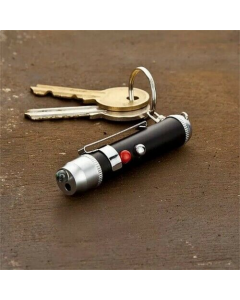 True Utility LaserLite LED Torch And Red Laser Pen Keyring