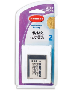 Hahnel HL-L80 Replacement Li-ion Battery for Sanyo DB-L80