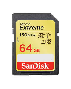 SanDisk Extreme SDXC UHS-I 64GB 150mb/s SD Memory Card