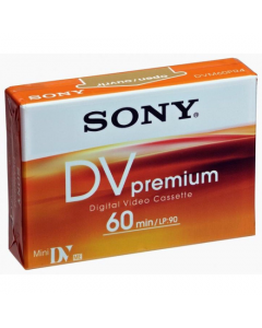 Sony DV Premium 60 minute Mini DV Tape