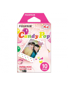 Fujifilm Instax Mini Instant Film Single Pack (10 Shots): Candy Pop