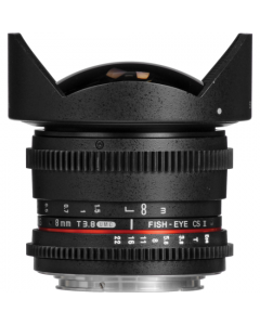 Samyang 8mm T3.8 Asph IF MC Fisheye CS II VDSLR Lens: CANON AA0416