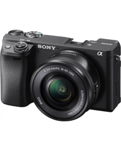 Sony Alpha A6400 Digital Camera with 16-50mm Power Zoom Lens - Black