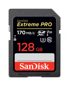 SanDisk Extreme Pro SDXC UHS-I 128GB 170mb/s SD Memory Card