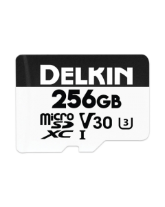 Delkin Devices Advantage 256GB Micro SD XC UHS-I V30 Memory Card