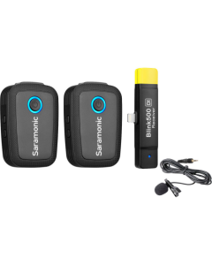 Saramonic Blink 500 B4 Wireless Tx+Tx+RxDi Microphone Kit For iOS Lightning Devices