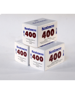 Kentmere Pan ISO 400 Black & White 36 Exposure 35mm Film - 3 Pack