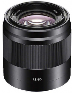 Sony E 50mm f1.8 OSS E-mount Lens - Black
