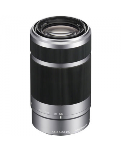 Sony E 55-210mm f4.5-6.3 OSS E-mount Lens - Silver