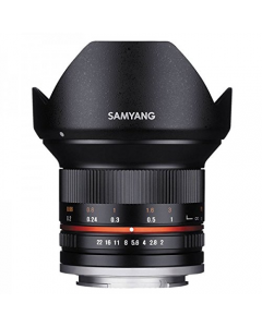 Samyang 12mm F2.0 NCS CS Ultra Wide Angle Lens for Fujifilm X Mount Black CA1774