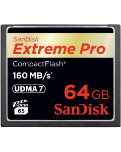 SanDisk Extreme Pro Compact Flash Card 4K Ready 1067x 160MB/s: 64GB