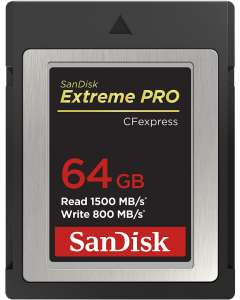 SanDisk Extreme PRO Cfexpress Card Type B, 64GB, Up To 1500MB/S, for RAW 4K Video