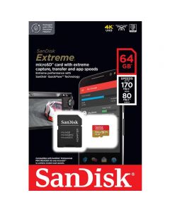 SanDisk Extreme 64GB 170MB/s Micro SD Card