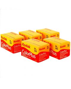 Kodak ColorPlus ISO 200 Colour 36 Exposure 35mm Film - 5 Pack