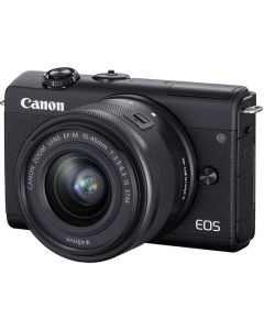 Canon EOS M200 Digital Camera with 15-45mm F3.5-6.3 IS STM Lens: Black