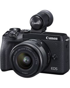 Canon EOS M6 Mark II Mirrorless Digital Camera with 15-45mm IS STM Lens