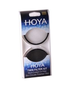 Hoya 49mm HMC UV Filter & Slim Circular Polariser Filter Twin Kit