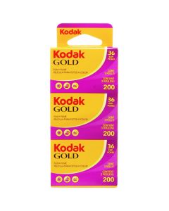 Kodak Gold ISO 200 Colour 36 Exposure 35mm Film - 3 Pack