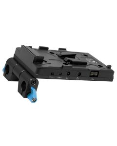 Kondor Blue Cine V Mount Battery Plate for LWS 15mm Rods (Black)