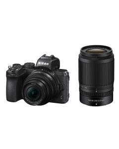 Nikon Z50 Digital Mirrorless Camera with 16-50mm and 50-250mm VR lenses