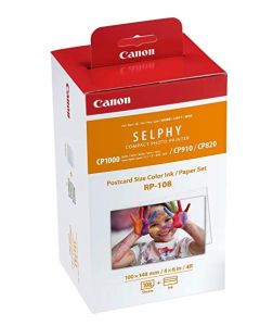 Canon RP-108 Selphy 4x6 Ink & Paper Set