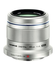 Olympus 45mm f1.8 M.Zuiko Digital Lens - Silver