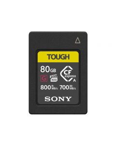 Sony 80GB CFexpress Type A TOUGH Memory Card (800MB/s Read | 700MB/s Write)