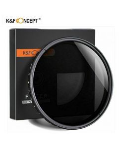 K&F Concept 62mm Variable ND Filter ND2-ND400 Adjustable Fader
