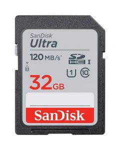 SanDisk Ultra 32GB UHS-I Class 10 V10 120MB/s SDHC Memory Card