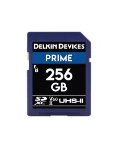 Delkin Devices Prime 256GB SD UHS-II V60 Memory Card