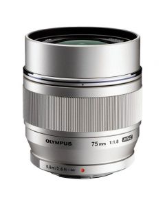 Olympus 75mm f1.8 M.Zuiko Digital ED Lens - Silver